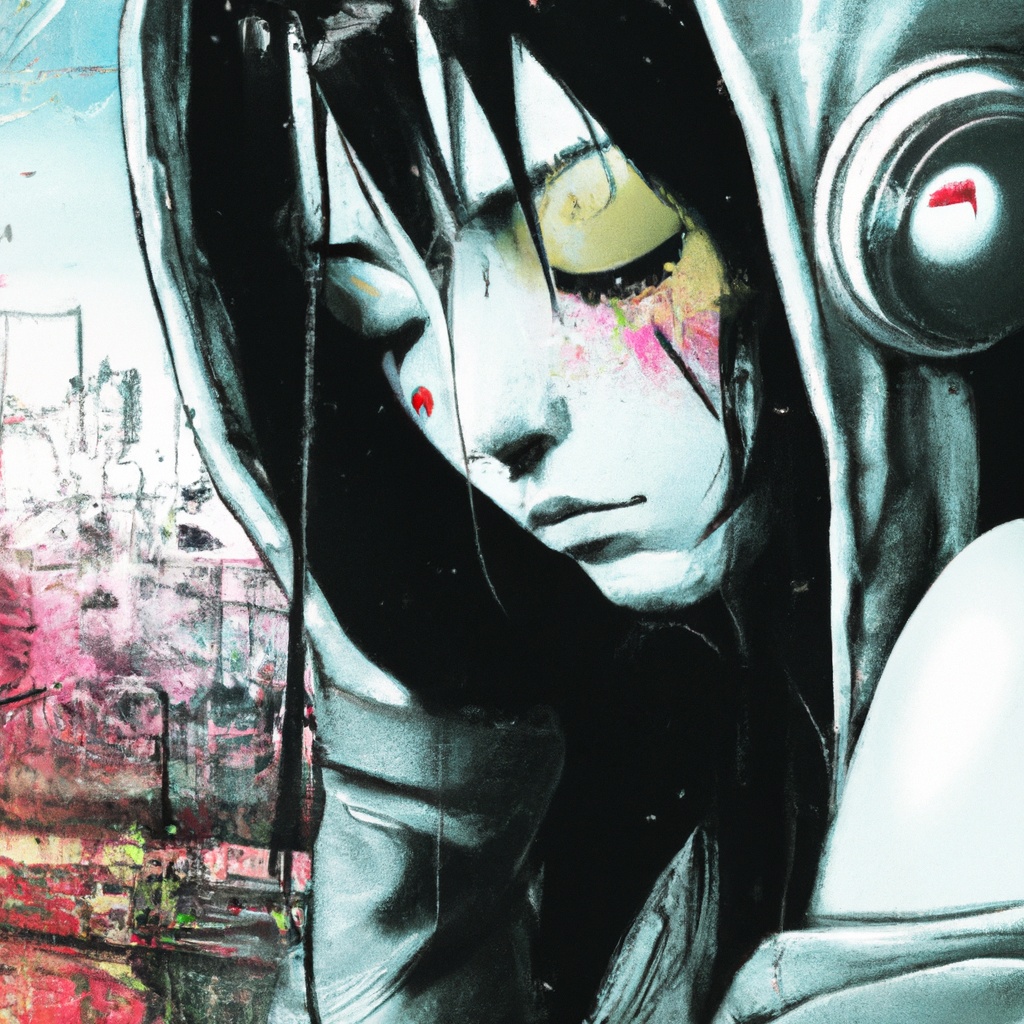 Artistic,Image,Of,Sad,Girl,Anime