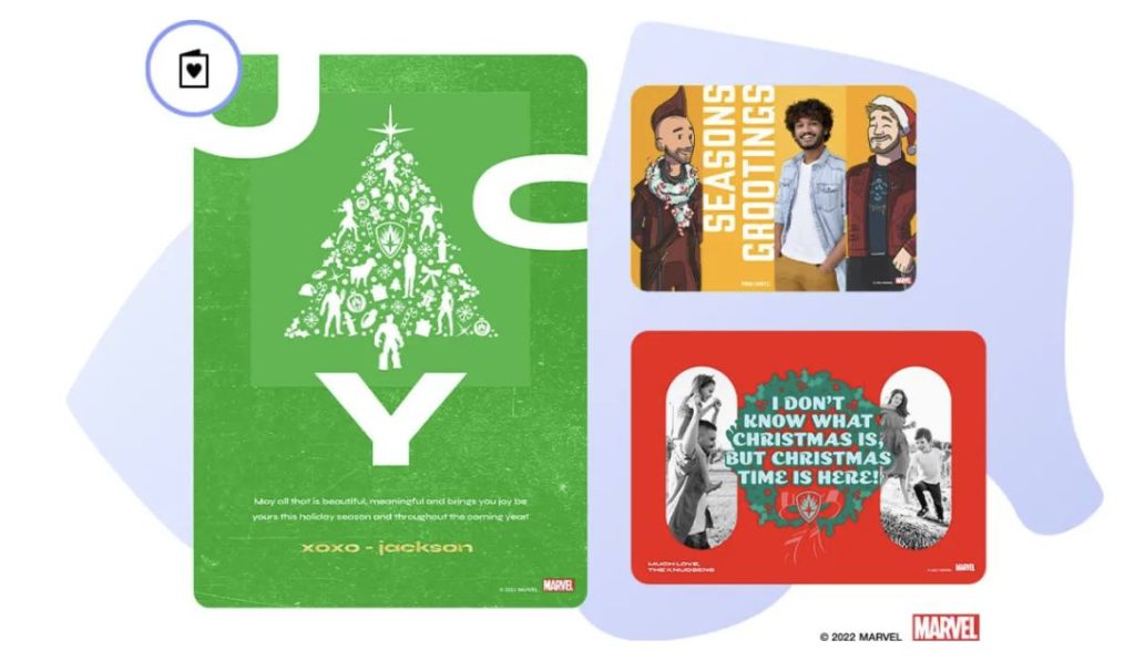 How to make a holiday card shutterstock marvel