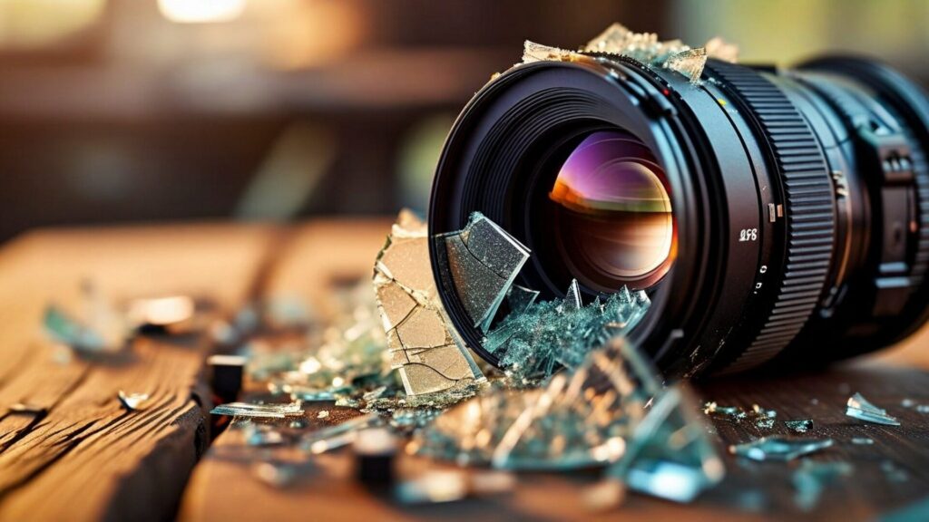 Camera,Lens,Broken