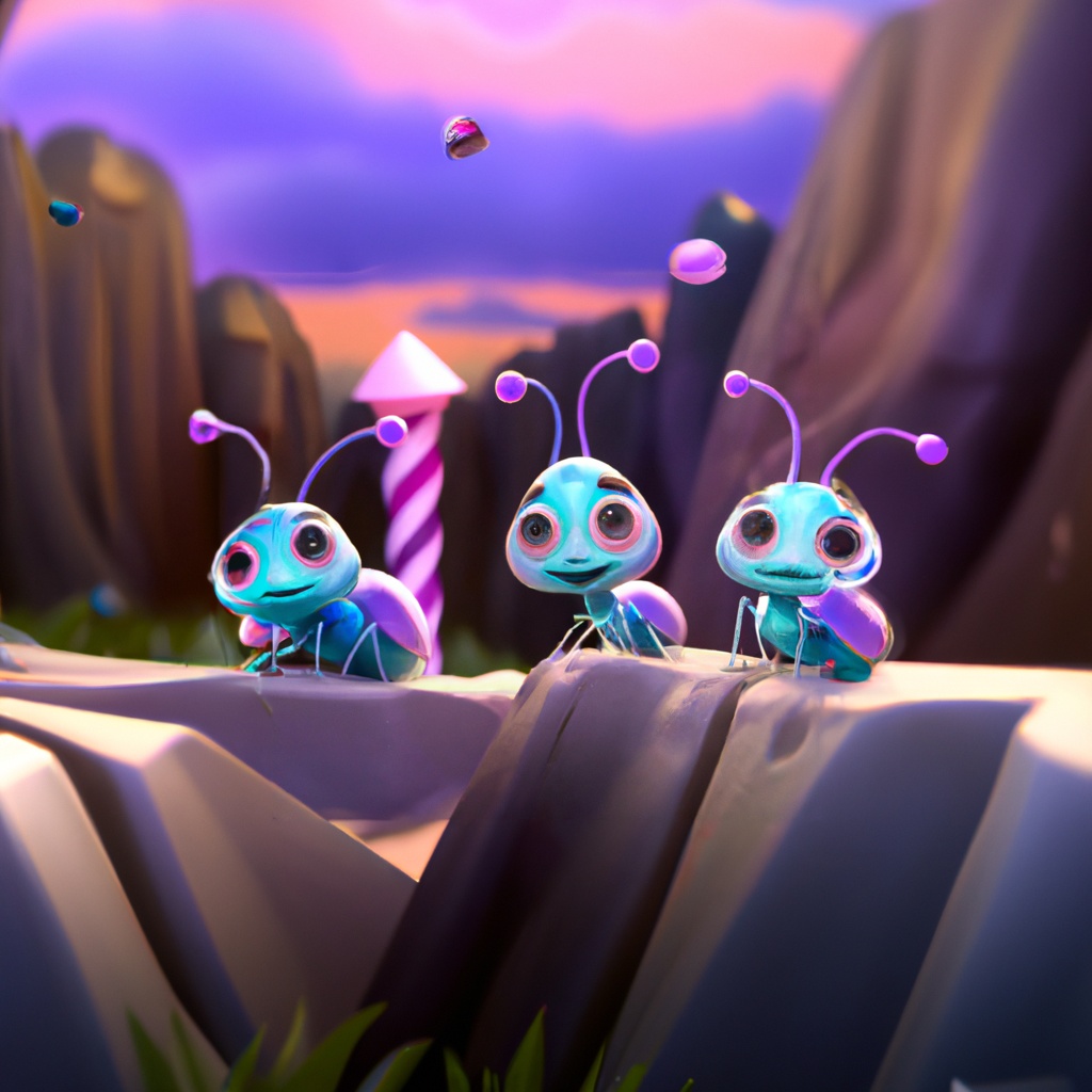 Animated,Character,3d,Image,Of,Group,Of,Cute,Big,Eyes