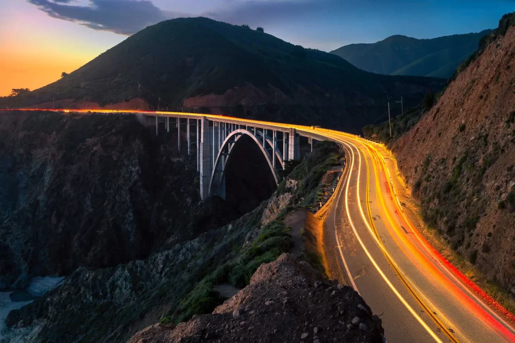 bixby creek bridge long exposure