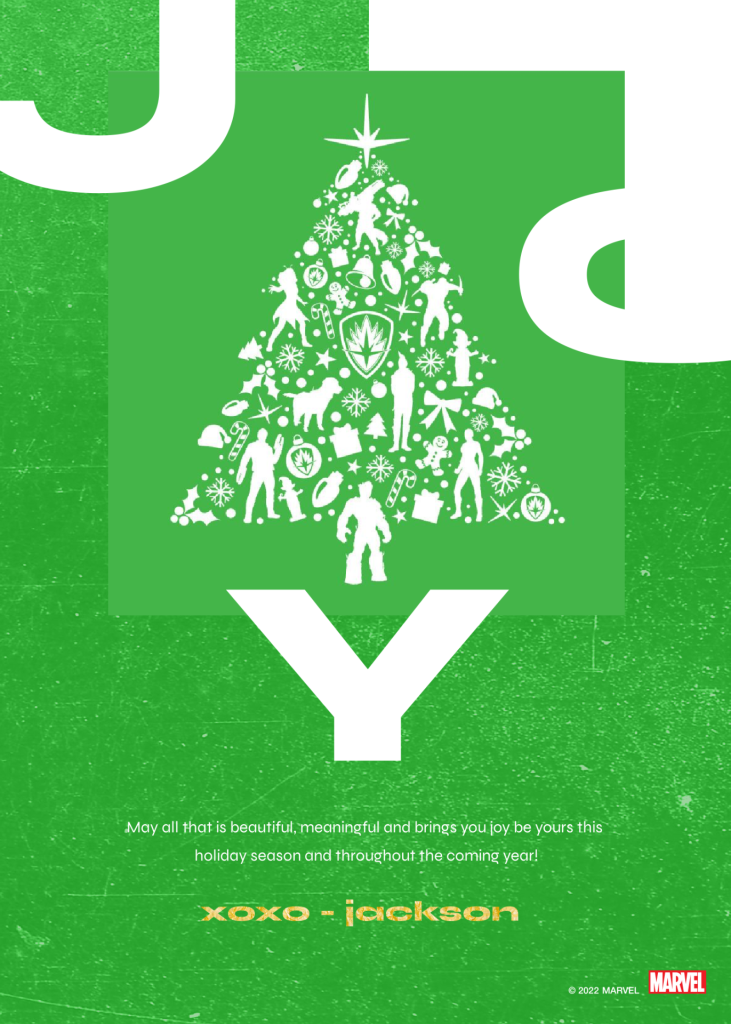 marvel studio holiday card template 02