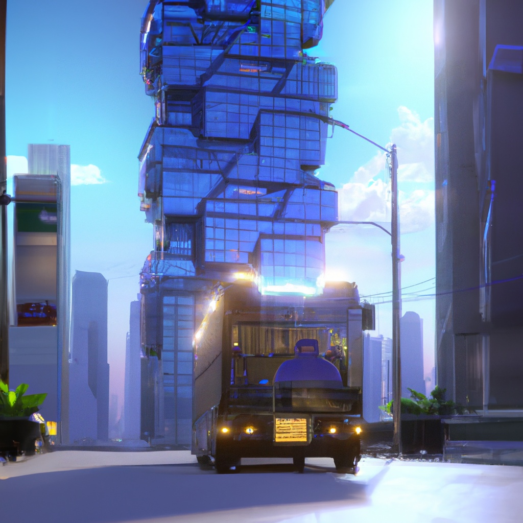 Ev,Public,Bus,Ride,On,Road,At,Mahanakhon,Building,,Bangkok