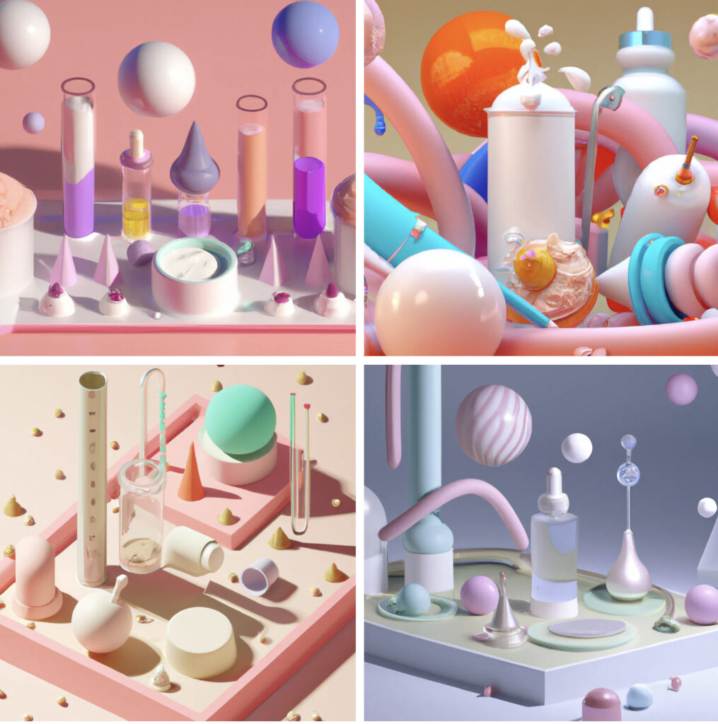 ใช้ภาพ AI กับงานเชิงพาณิชย์. 1 2