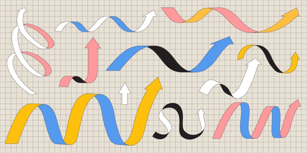 Various,Cartoon,Colorful,Playful,Arrow,Pointers,Set,Or,Collection,In