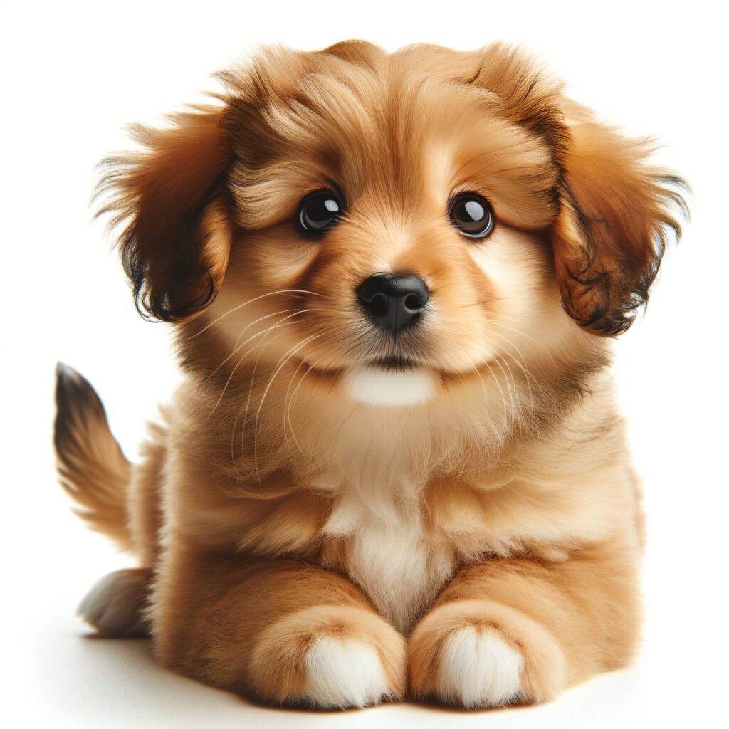 Puppy,Isolate,On,White,Background.