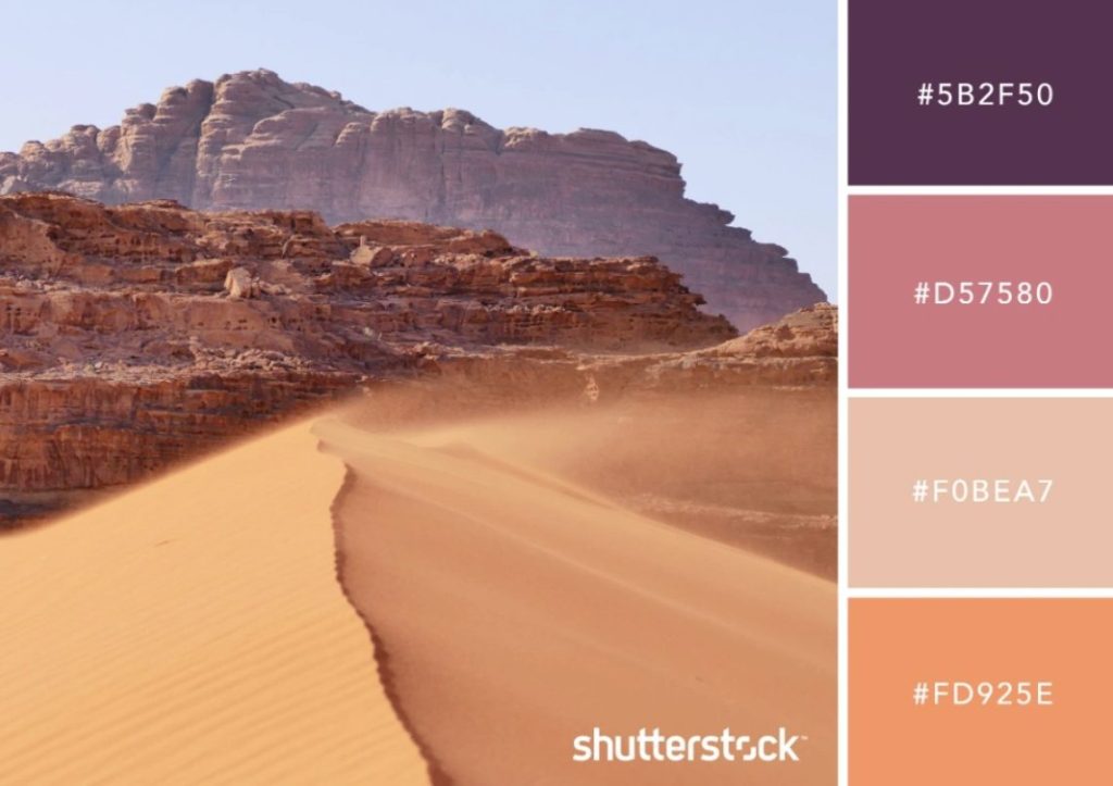 10 ชุดสีโทนร้อนจากภาพถ่ายแลนด์สเคปสุดแนว11