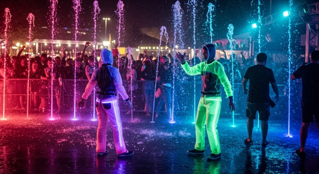 "high tech,Waterproof,Suits,That,Change,Color,Upon,Contact,With,Water,