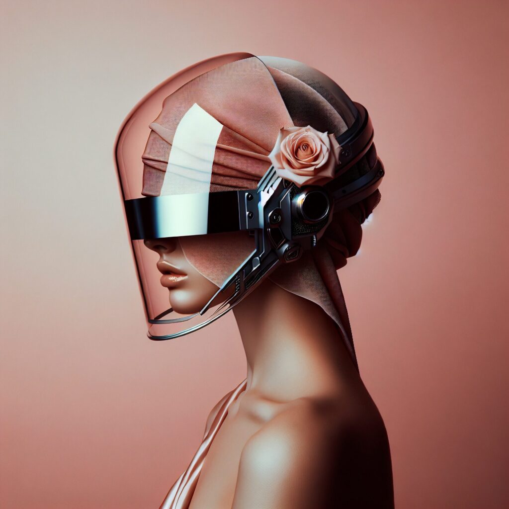 Bold,Portrait,Photo,Of,Si,Fi,Women,Side,Pose,Very