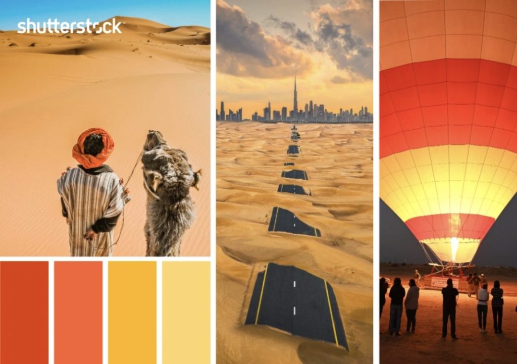 10 ชุดสีโทนร้อนจากภาพถ่ายแลนด์สเคปสุดแนว