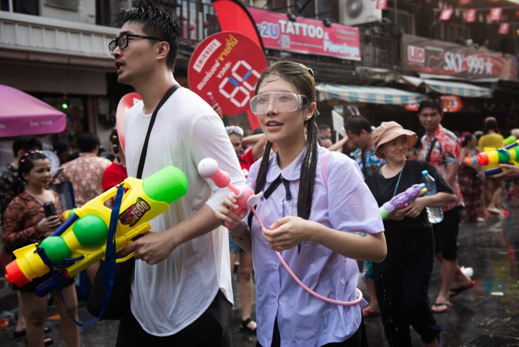 Khao San World Water Festival Unesco 2024, Bangkok, Thailand 14 Apr 2024