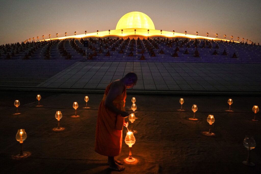 Makha Bucha Day Celebrations In Thailand, Bangkok 24 Feb 2024